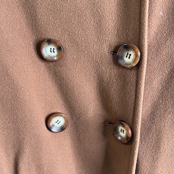 Michael kors lamb wool double breast coat size 6 - Picture 4 of 13